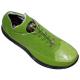 Mauri 8900 Lime Green Genuine Alligator And Mauri Embossed Nappa Leather Sneakers With Silver Mauri Alligator Head